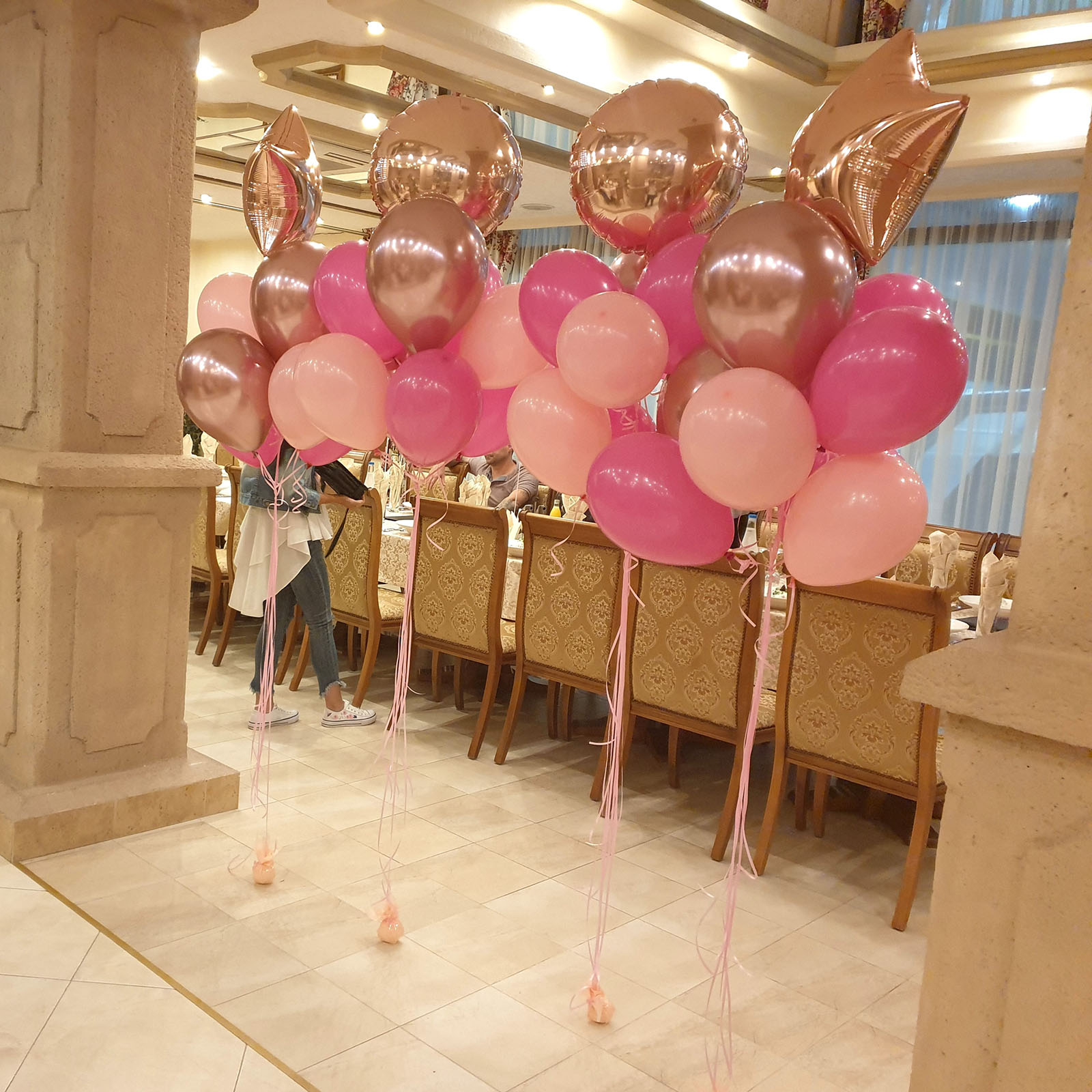 Връзка от балони с хелий за рожден ден