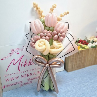 Букет от балонени цветя