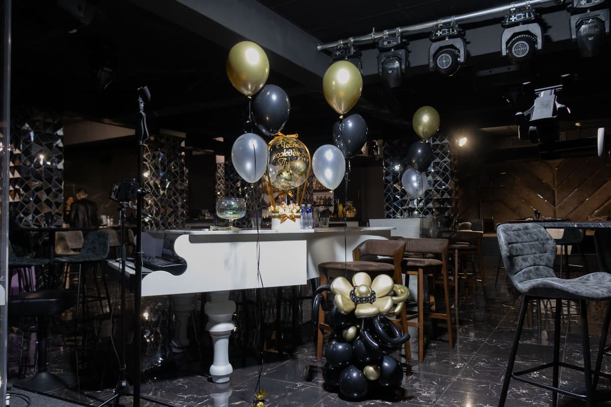 Декорация на заведение с балони за рожден ден